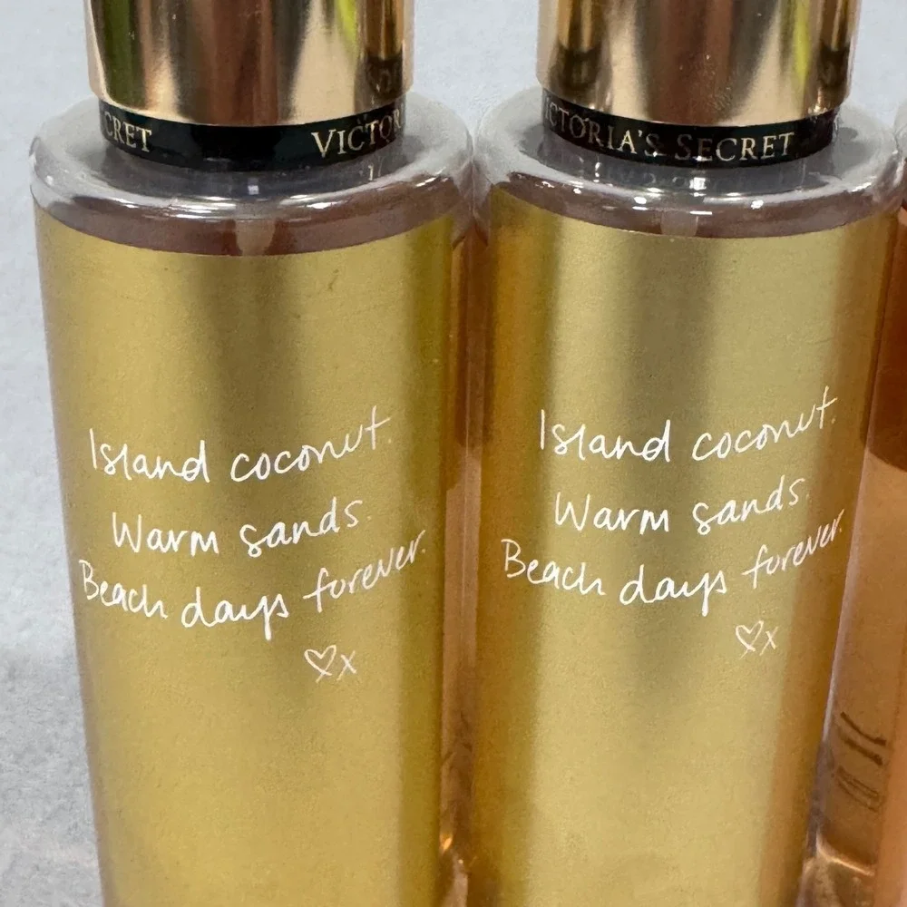 Victoria's Secret Fragrance Mist Women 3 Pack Coconut Passion Bare Vanilla 8.4oz